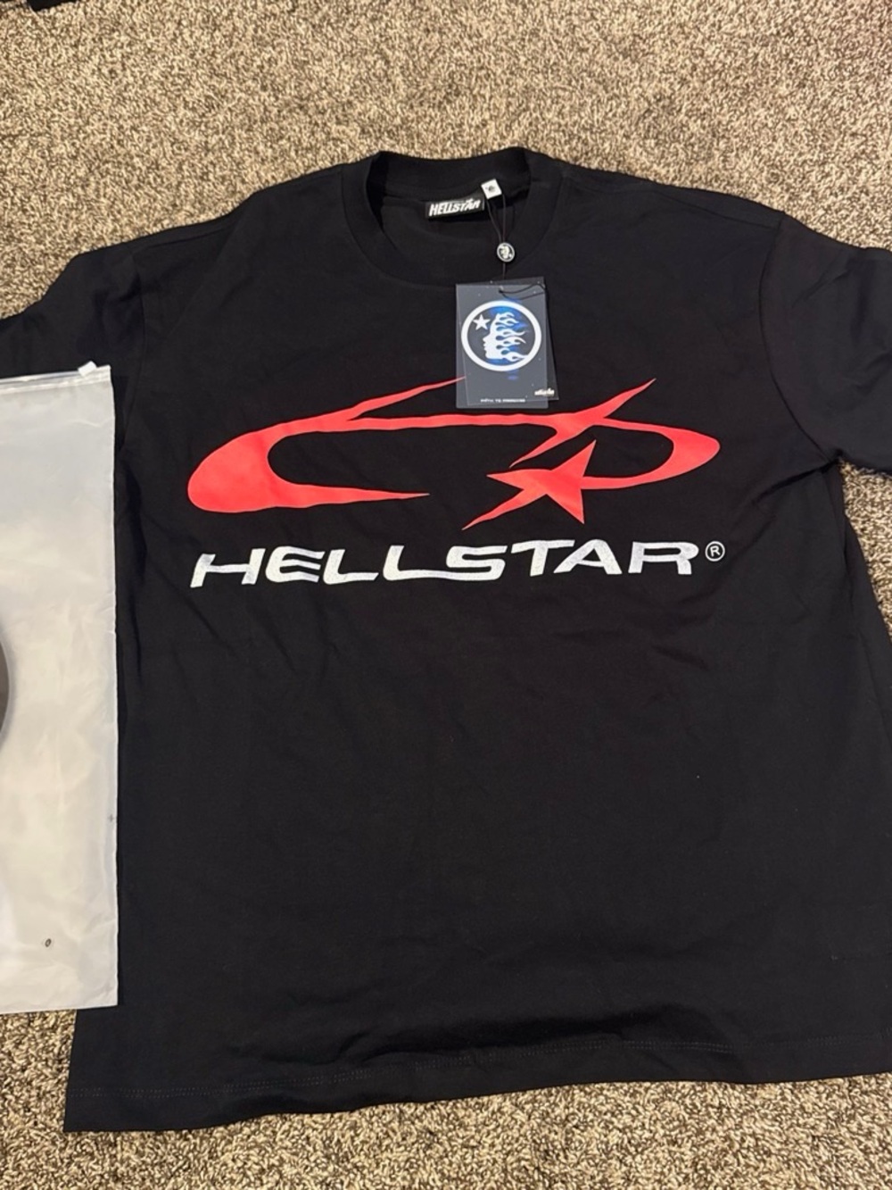 Hellstar tee 100 percent cotton